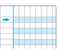 6 maxi quaderni Quadernone mono color didattico per disgrafia A4 quadretto Q 4-5 elementare CON MARGINE