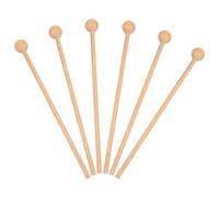 6 mazzuoli in legno per percussioni per glockenspiel, xilofono, carillon energetico, blocchi di legno, campane, strumenti a percussione