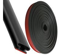 6 Metri Guarnizione Finestra,Paraspifferi Finestre,Guarnizioni Finestre,Guarnizione Per Finestre e Porta Autoadesiva,Gomma,Per Insonorizzazione Impermeabile,6mmx10mm,Nero