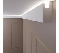 6 Metri LED Nastro Profilo Listello per Illuminazione Indiretta XPS OL-36 Weiß