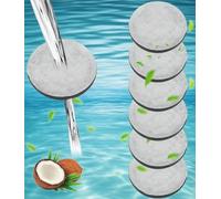 6 micro dischi per filtro dell'acqua, mini filtri di ricambio adatti per bottiglie Brita Fill and Go, per ridurre cloro, microparticelle e altre impurità