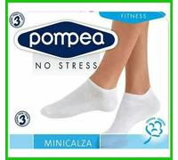 6 MINI CALZE FANTASMINI POMPEA UOMO DONNA NO STRESS CALZINI MINICALZA CALZINI DV