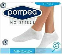 6 MINI CALZE FANTASMINI POMPEA UOMO DONNA NO STRESS CALZINI MINICALZA CALZINI DV