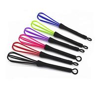 6 mini fruste per tinture per capelli da salone/barbiere, miscelatori durevoli per miscelare la crema colorante, frullare e mescolare, anche per uso in cucina, perfetti per una preparazione precisa