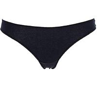 6 Mini Slip Donna Cotonella Vita Bassa Cotone Elasticizzato Finitura Extra Comfort Invisibile 3487 (Nero, m)