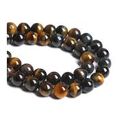 6 mm 60 perline naturali occhio di tigre gialle blu perline sfuse per la creazione di gioielli fai da te braccialetti collane (UKA-A434