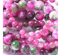 6 mm, 60 pietre preziose naturali del Botswana, perline di agata sardonica, per la creazione di gioielli e braccialetti fai da te (16, kn)