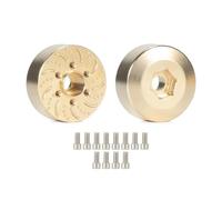 6 mm 9 mm 12mm 15 mm 18,5 mm 22 mm Modiful a fori esagonale Disco di disco compatibile con 1,9 2,2 ruote di beadlock per veicoli crawler RC(Golden 2PCS 15MM)