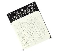 6 modelli di pittura con animali marini riutilizzabili stencil da disegno in PET per cartelli in legno scrapbooking pittura decorazione murale forniture artistiche per bambini