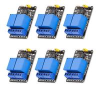 6 moduli relè a 2 canali DC 5 V, 5 V, 12 V, con protezione optoaccoppiatore, spia di controllo, scheda di espansione relè, per ottoccoppiatore compatibile Arduino, trigger di basso livello (6)