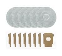 6 Mop Cloths+8 Dust Bags, Compatible For Roomba Plus 405/505 For Combo, Vacuum Cleaner Replacement Parts.