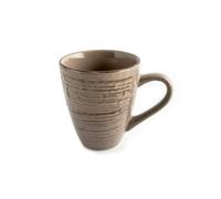 6 Mug in stoneware/gres Courtyard Marrone Cc400 H&H