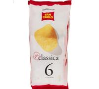 6 Multipack San Carlo Patatina Classica, Ogni busta contiene 6 porzioni da 25g. Totali 900g