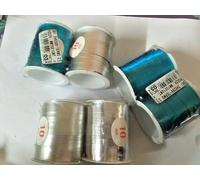 6 Nastri Nastro Decorativo Blu argento fiocchi pacchi Natale regalo 10 mmx10 mt