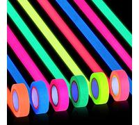 6. nastro luminoso, nastro fluorescente di colore, nastro luminoso, nastro mascherato, palco e nastro fluorescente della decorazione della scala