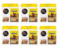 (6) NESTLÉ DOLCE GUSTO NESQUIK CACAO + LATTE BEVANDE CAPSULE 6X16X16GR IN