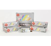 6 New Spark Plugs NGK Double Laser Platinum OEM Upgrade Set for BMW E39 E46 M54 by NGK