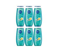 6 NIVEA Hawaii Flower & Oil Gel Doccia 250ml Frangipani Olio Profumato...