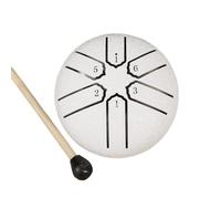 6 Nota 3 Pollice Acciaio Tongue Drum Piccolo Tamburo di Guarigione Portatile Handpan Drum Percussioni Strumento Per Meditazioni Yoga