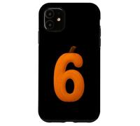 6 Numero Sei Sette Autunno Zucca Halloween Divertente Abbinamento Custodia per iPhone 11