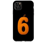6 Numero Sei Sette Autunno Zucca Halloween Divertente Abbinamento Custodia per iPhone 11 Pro Max