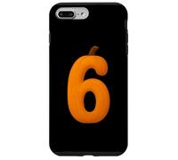 6 Numero Sei Sette Autunno Zucca Halloween Divertente Abbinamento Custodia per iPhone 7 Plus/8 Plus