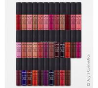 6 NYX Morbido Opaco Labbra Crema - Smlc " Scegliere Tuo 6 Colore " Joy's
