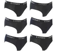 6 o 12 slip uomo taglie forti cotone super elastico M L XL 2XL 3XL 4XL 5XL