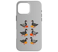 6 oche A-Laying Mid-Century Retro Cut-Out 2 Custodia per iPhone 16 Pro Max