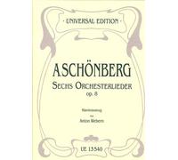 6 Orchesterlieder - VOCAL SCORE