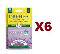 6 ORPHEA SALVALANA FOGLIETTI PER CASSETTI E ARMADI AL PROFUMO DI LAVANDA DA 12