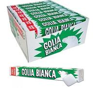 6 PACCHETTI CARAMELLE ALLA MENTA GOLIA BIANCA BOX CONFEZIONE MENTA E LIQUIRIZIA