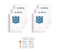 6 Pacchetti per GN Sacchetti per Aspirapolvere Compatibile con Sacchetti Aspirapolvere Miele, sacchetti C2, Classic C1 Complete C2 C3, S2 S5 S8 con 2 Filtro di 9917730 10123210