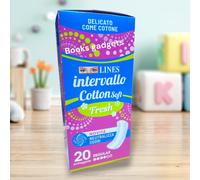 Lines Proteggi Salvaslip Intervallo Cotton Soft FRESH Distesi - 3 conf. (60 pezzi)