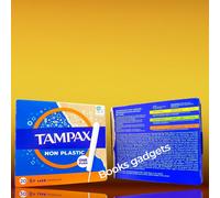 6 Pacchi (120 Tamponi) TAMPAX Super Plus Assorbenti Inter. Applicatatore Cartone