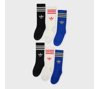 6 PACK - 3 Stripes Crew Socks multicolore 28-30
