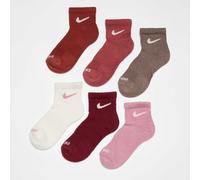 6 PACK - Dri-FIT Performance Basic Quarter Socks multicolore 4Y-5Y