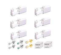 6-pack Ear Piercing Gun Kit Disposable Safety Sterile Stud Piercing Gun Kit with 6 Built-in Stud Piercing Tools_b