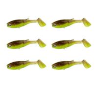 6 Pack High Elasticità Lures Pesca Flessibile Morbido Durabilità Esca Accessori Morbido Con Movimenti Naturali
