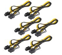 6-Pack HQRP Pci-E Alimentazione Cavo Per Gpu O Bitcoin Mining