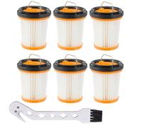 6-Pack HQRP Staccabile Polvere Coppa Filtro per Shark ION W1 S87 Vuoto, XHFWV200