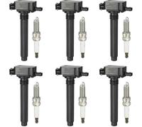 6-Pack Ignition Coil e Spark Plug Set Compatibile con Ram 3.6L V6 V6 Modelli 2011-2017