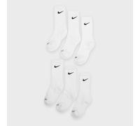 6 PACK - NHB Dri-FIT Perfect Basic Crew bianco 5Y-7Y