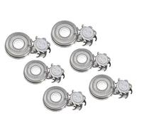 6 Pack | Ricambio Testine per Rasoio compatibili con Skull Shaver Pitbull Gold Pro, Pitbull Silver Pro, Pitbull Platinum Pro
