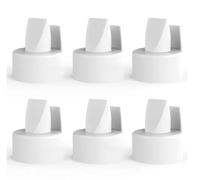 6 Pack | Ricambio Valvole Duckbill compatibili con Spectra S1 / S2 / 9 Plus/Dew 350, Medela Pump in Style | Senza BPA e DEHP | Accessori Parti di Tiralatte