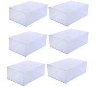 6 Pack Scatola Scarpe Trasparente Spessore Pieghevole O6X64985