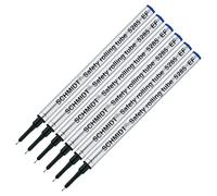 6 Pack - Schmidt 5285 extra fine rollerball metal refill - Inchiostro blu