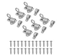 6-Pack Serrature a Molla Autochiudenti per Cancello/Finestra [Argento]