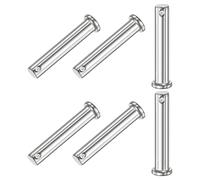 6-Pack Single Hole Clevis Pins, M10 x 65mm Stainless Steel Fastener