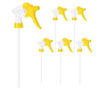 6-Pack Testine Spray Sostituzione, Plastica per 28-400 [Giallo, Solo Testa]